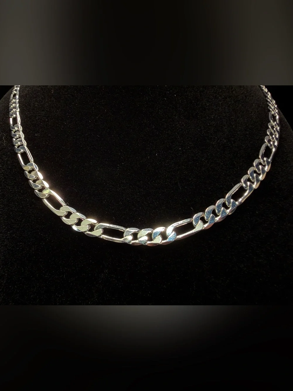 Figaro Link 24in 5.5MM 925 Premium Finish Chain Brand New. Shine Bright!